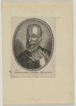 Bildnis des Amvrath, Comte d' Egmont
