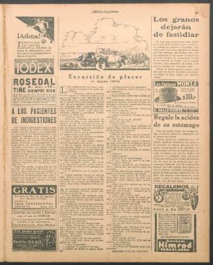 Excursión de placer