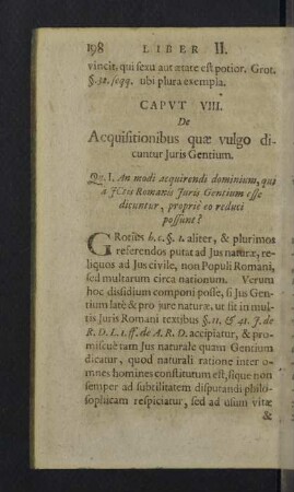 Caput VIII. - XI.