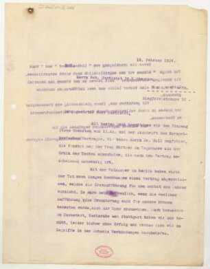 Brief an Karl Stephan : 16.02.1924
