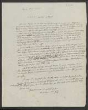 Brief von August Emanuel Fürnrohr von Regensburgische Botanische Gesellschaft an David Heinrich Hoppe