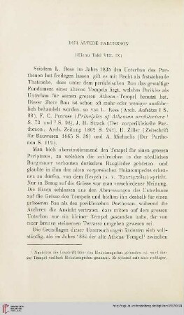 17: Der ältere Parthenon