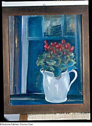 Blumenstilleben am Fenster