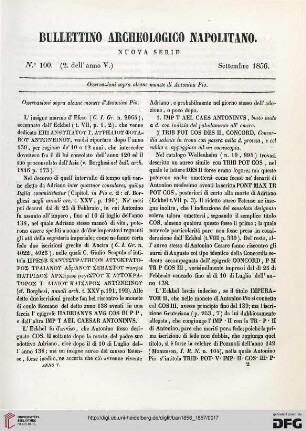 Nr. 100 (Settembre 1856)