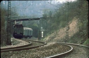 Gäubahn Stuttgart Nord Lok 144 009 Leerpersonenzug Stgt.-Hbf.-Stuttgart-West B3yg-Wagen