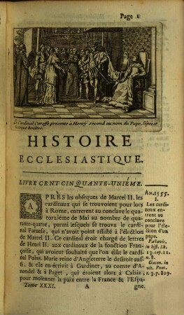 Histoire Ecclesiastique. 31, Depuis l'an 1555. jusqu'en 1560.