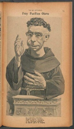 Fray Pacífico Otero - [Caricatura] : De mi Guignol