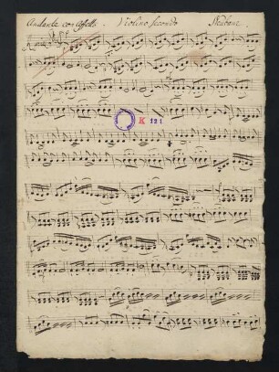 1-10, Violino II.