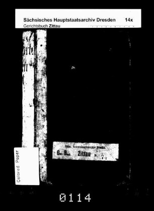 Gerichtshandelsbuch der Stadt, Bd. 071
