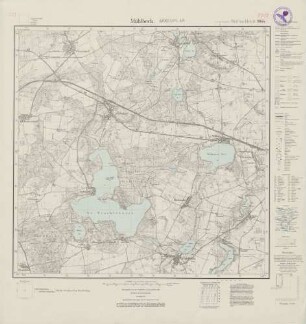 3758 (alte Nr.: 2055) Mühlbock, Meßtischblatt (4cm - Karte)