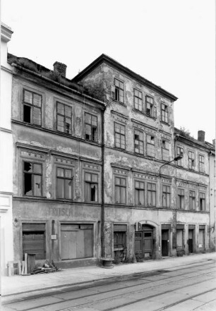 Görlitz-Altstadt, Bautzener Straße 3. Wohnhaus mit Laden (um 1860). Straßenansicht
