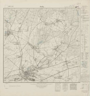 4770 (alte Nr.: 2769) Oels, Meßtischblatt (4cm - Karte)