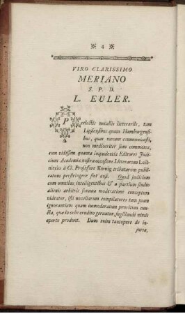 Viro clarissimo meriano.