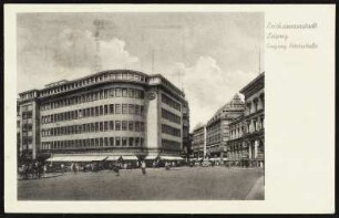 Reichsmessestadt Leipzig. Eingang Petersstraße