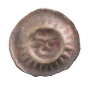 Münze, Pfennig, Brakteat, 1325- 1375