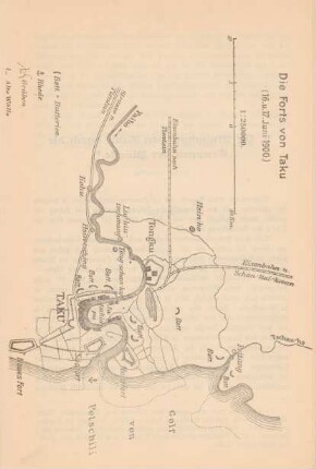 Die Forts von Taku (16. u. 17. Juni 1900.)