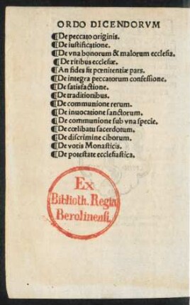 Ordo Dicendorum