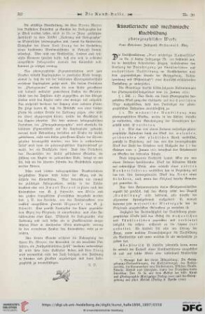 2: Künstlerische und mechanische Nachbildung photographischer Werke, [1]