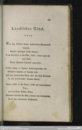 Ländliches Glück