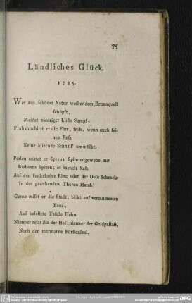 Ländliches Glück