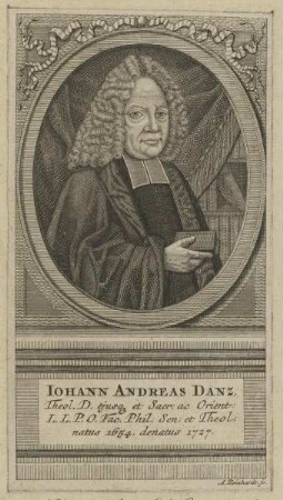 Bildnis des Iohann Andreas Danz