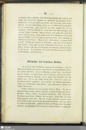 Geschichte des deutschen Volkes