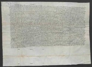 Schuldbrief des Bischofs Philipp von Speyer gegenüber Christian Kratz von Scharfenstein über 1000 Gulden zu 5 Prozent.