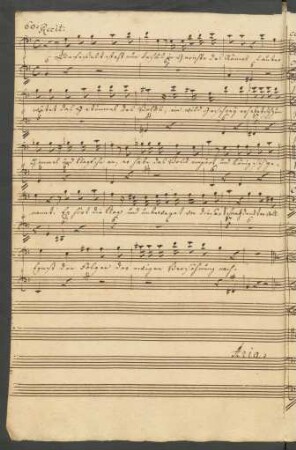 10. Recit[ativo] (B): Gefesselt steht nun Jesus