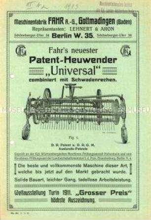 Heuwender "Universal"