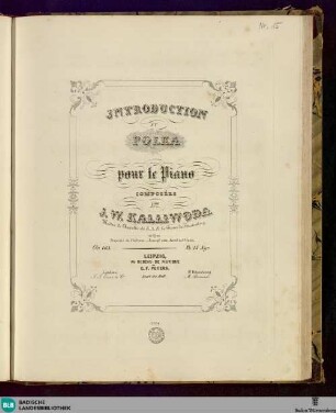 Introduction et polka pour le piano : Op. 163