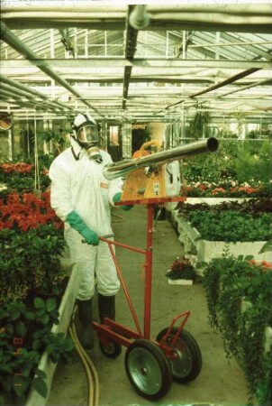 Fotografie: Gartenbautechnik-Gewächshaus, Pflanzenschutz