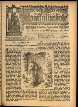 Erste Ausgabe vom Sonntag, den 06. April 1902.