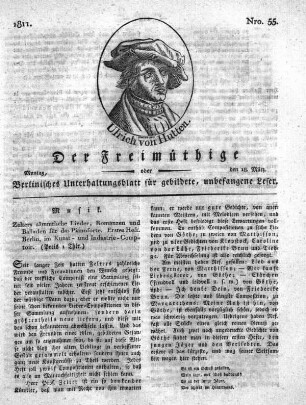 Nro. 55, Montag, den 18. März 1811