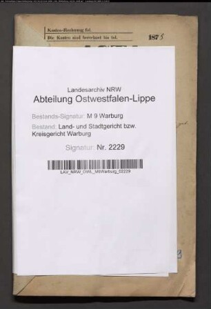 Erblasser: Arendes, Gertrud, geb. Gehle: