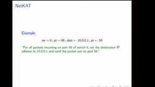 NetKAT: A Formal System for the Verification of Networks