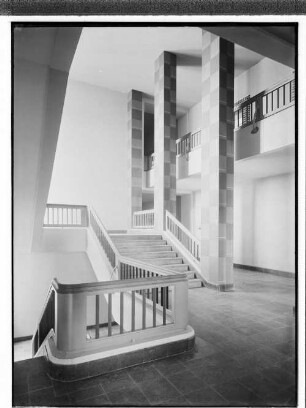 Schule Langenhorn [Heute: Fritz-Schumacher-Schule] (Hamburg-Langenhorn): Treppenhaus-Detail : SchumacherWV Nr. 294