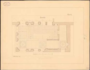 Kloster San Giorgio Maggiore, Venedig (Für Veröffentlichung Palastarchitektur Italiens): Grundriss Treppenhaus