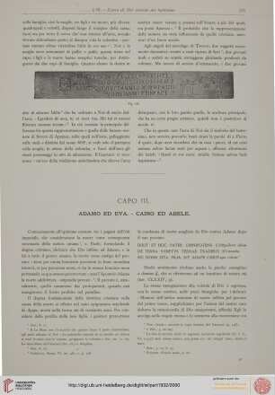 III. Adamo ed Eva. Cain ed Abele
