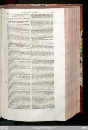 Caput III. De Unitate Ecclesiae.