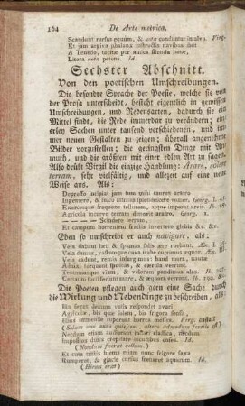 Sechster Abschnitt. Von den poetischen Umschreibungen