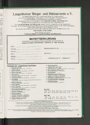 Beitrittserklärung