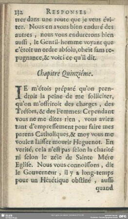 Chapitre Quinzieme