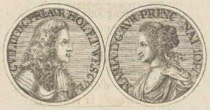 Bildnis von Gvilielmvs III., Prinz von Oranien und Nassau und Maria II. Stuart