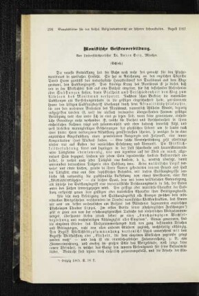 Monistische Geistesverbildung : (Schluß)