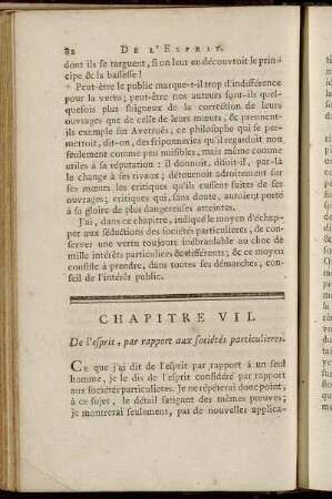 Chapitre VII. - Chapitre VIII.