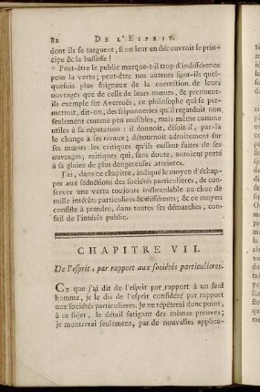 Chapitre VII. - Chapitre VIII.