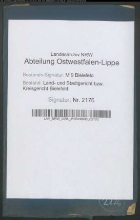 Erblasser: Zumdresch, Maria Franziska, geb. Nicolay; Erblasser: Zumdresch, Carl Philipp: