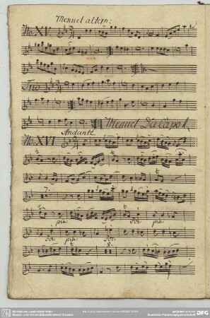 16. Anonymus, Andante, F-Dur