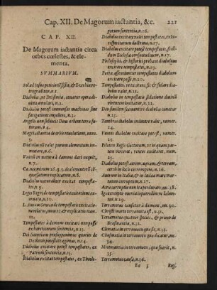Cap. XII. De Magorum iactantia circa ...