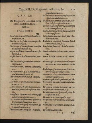 Cap. XII. De Magorum iactantia circa ...